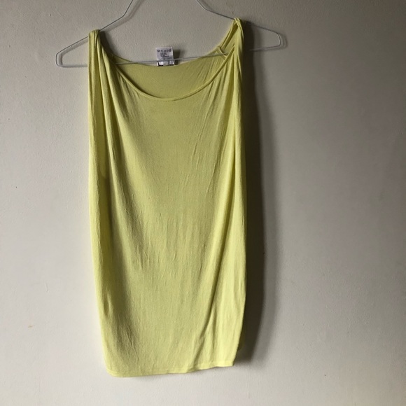 ❤️Escada Yellow Knit Sleeveless Tank Top Size EUR 42/L - Picture 2 of 9